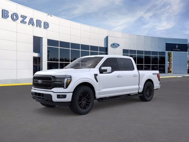 2025 Star White Metallic Tri-Coat Ford F-150 Lariat 4X4 Truck