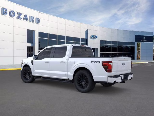2025 Star White Metallic Tri-Coat Ford F-150 Lariat 4X4 Truck