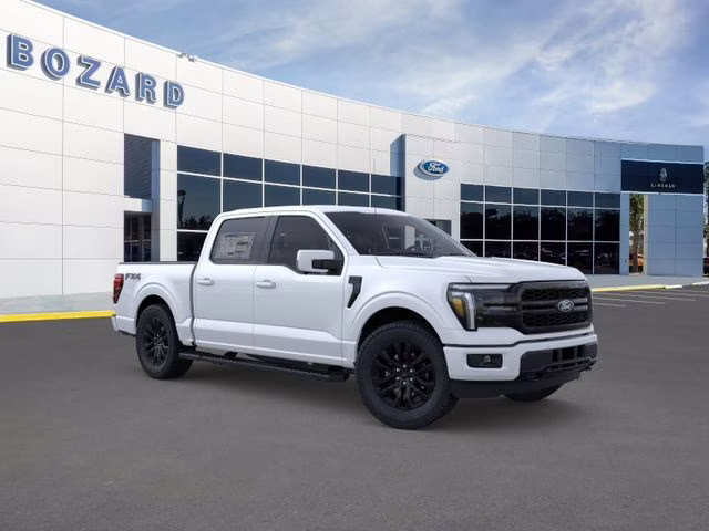 2025 Star White Metallic Tri-Coat Ford F-150 Lariat 4X4 Truck