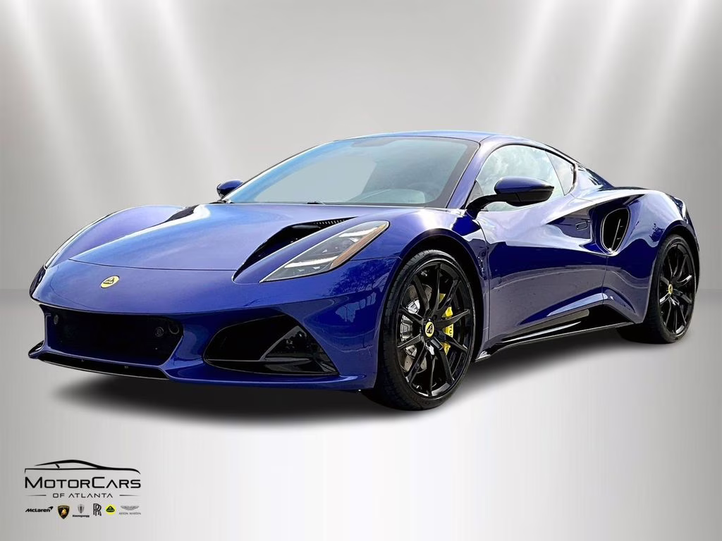 2025 Atlantis Blue Lotus Emira V6 RWD Coupe