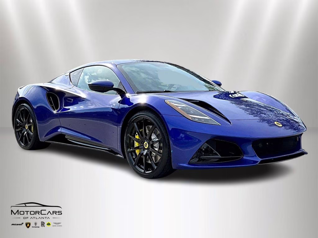 2025 Atlantis Blue Lotus Emira V6 RWD Coupe