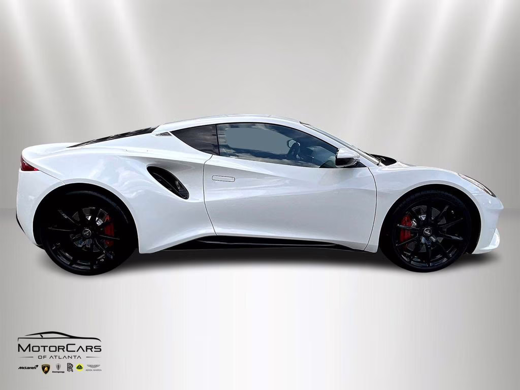 2025 Mist White Lotus Emira V6 RWD Coupe