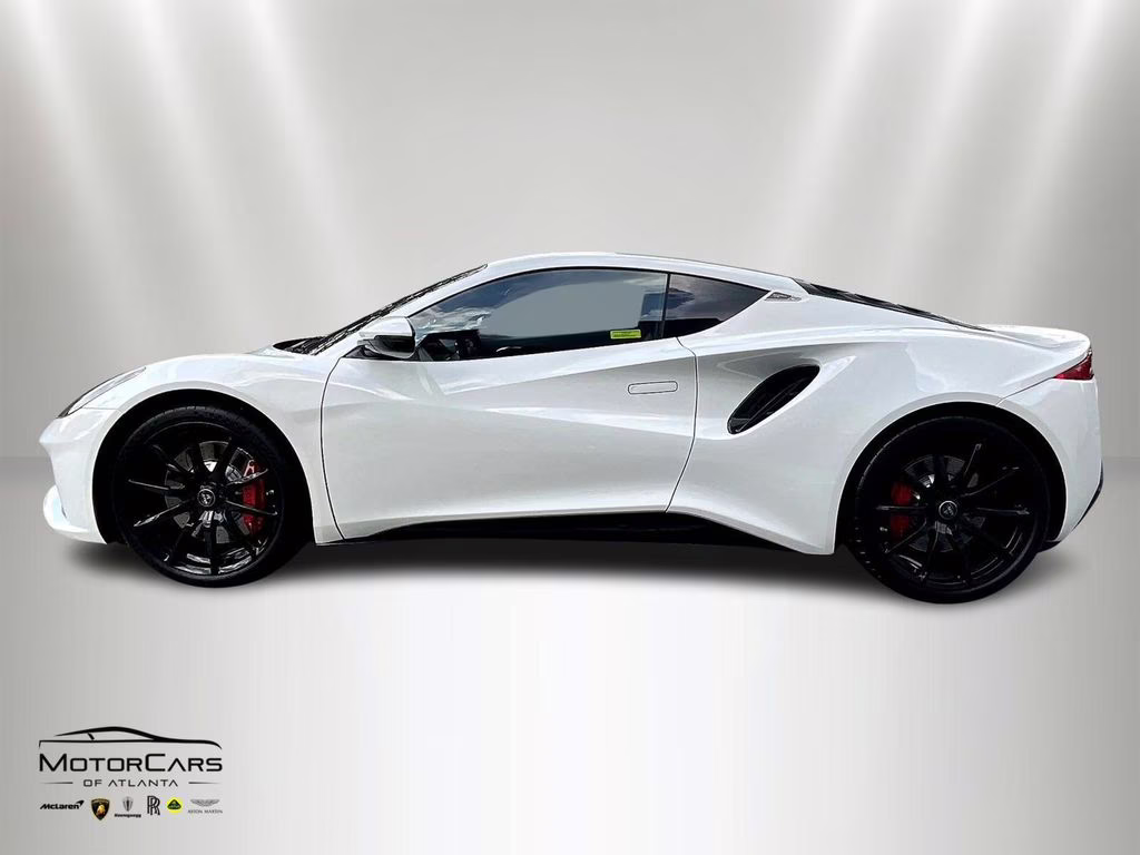 2025 Mist White Lotus Emira V6 RWD Coupe