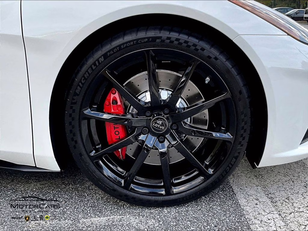 2025 Mist White Lotus Emira V6 RWD Coupe