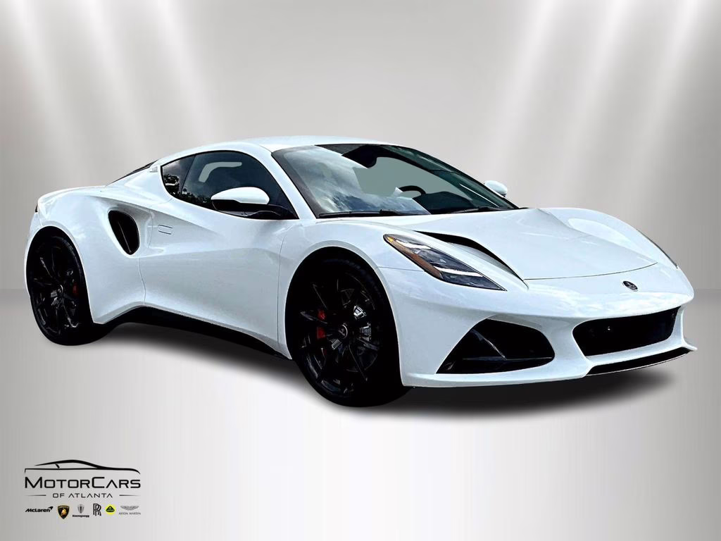 2025 Mist White Lotus Emira V6 RWD Coupe