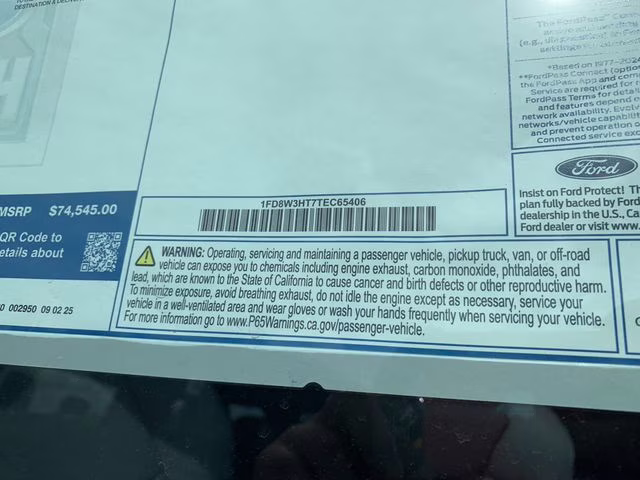 2026 Oxford White Ford Super Duty F-350 DRW XL 4X4 Chassis